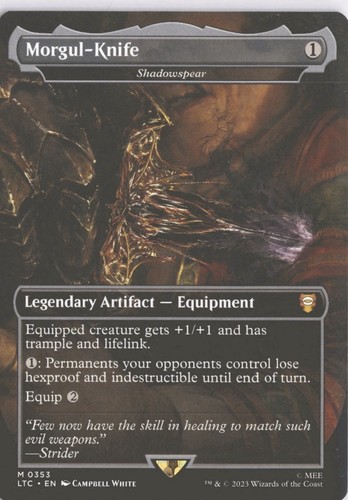 Mtg morgul knife - morgul-knife, (0353)