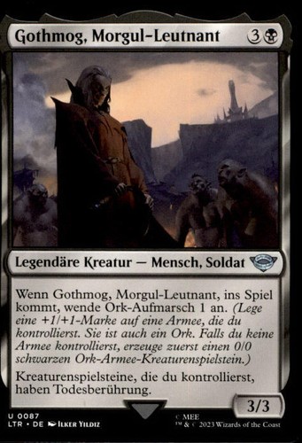 Mtg gothmog morgul leutnant - gothmog,, morgul-leutnant
