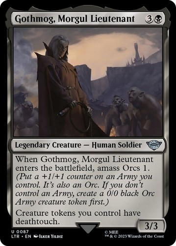 Gothmog morgul lieutenant - morgul,