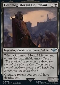 Magic mtg gothmog - gothmog,, morgul